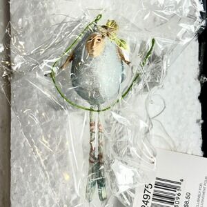 Blue Mini Egg People w/ Wire Easter Ornament Krinkles by Department 56 BRAND NEW